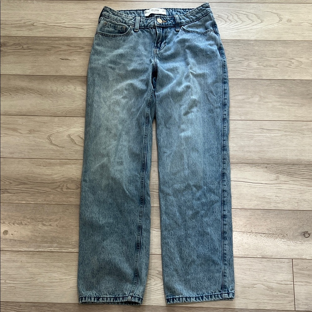 Hollister Light Blue Straight Leg Jeans